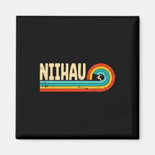 Niihau Surfen Hawaii Hawaiianische Inseln Vintage Magnet