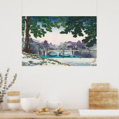 Nijubashi Bridge by Tsuchiya Koitsu Poster (Küche)