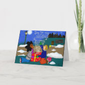 Nik & Mike Weihnachtskarte Feiertagskarte (Vorderseite)