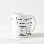 Nik Periodenname Tasse (VorderseiteRechts)