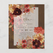 NIKAH - Blumenhaushalt - Einladung zur islamischen (Vorderseite)