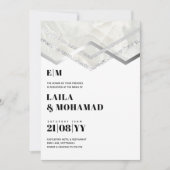 NIKAH - bUDGET mit EDDING NVITATIONS Silver Sparkl (Vorderseite)