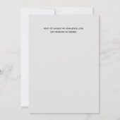 NIKAH - bUDGET mit EDDING NVITATIONS Silver Sparkl (Rückseite)