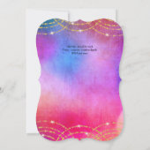 NIKAH - Einladung zur Verzierten Islamischen Lila (Rückseite)