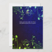 NIKAH Galaxy Wedding Invite Islamic Calligraphy Einladung (Rückseite)