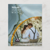 NIKAH - Hochzeitbudget Agate Gold Aquamarines FOTO (Vorderseite)