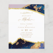 NIKAH Islamic Bismillah Wedding Einladungen Hausha (Vorderseite)