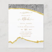 NIKAH Islamic Bismillah Wedding Einladungen Hausha (Vorderseite)