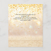 NIKAH Islamic Bismillah Wedding Einladungen Hausha Flyer (Hinten)