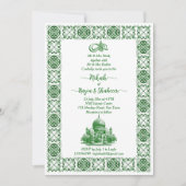 Nikah Islamische Hochzeit Einladung Smaragdgrün (Vorderseite)