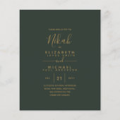 NIKAH - Modernes Green Gold Budget (Vorderseite)