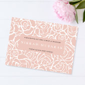 Nikah Mubarak Islamic Wedding Dua Glückwunsch Karte