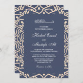 Nikah muslim Hochzeit Einladung (Vorne/Hinten)