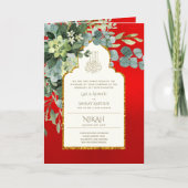 Nikah Walimah Wedding Invitation Program UAWG Karte (Vorderseite)