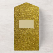 NIKAH WALLIMAH Gold Red Verziert All In One Einladung (Außenbereich)