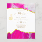 NIKAH Wedding Einladungen Modern Sparkle (Vorderseite)