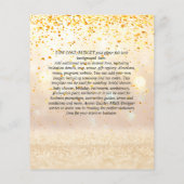 Nikah Wedding lädt AGATE GOLD GLITZER BUDGET ein (Rückseite)