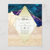 Nikah Wedding lädt AGATE GOLD GLITZER BUDGET ein (Vorderseite)