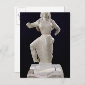 Nike, aus Delos, c.550 v. Chr. Postkarte (Vorne/Hinten)