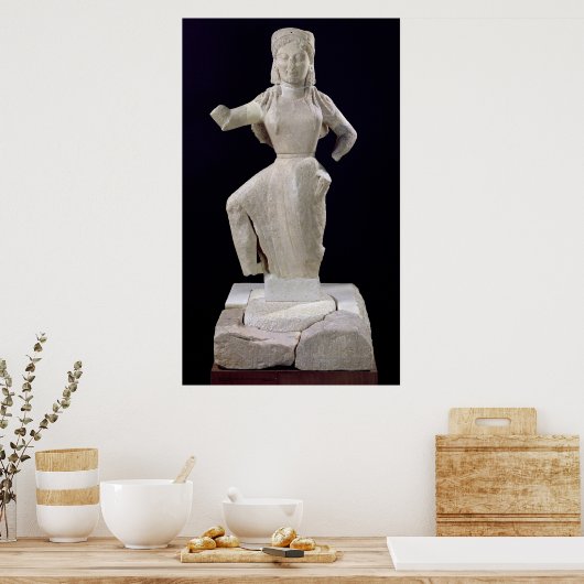 Nike, from Delos, c.550 BC Poster (Küche)