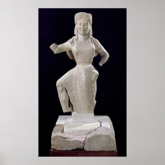 Nike, from Delos, c.550 BC Poster (Vorne)