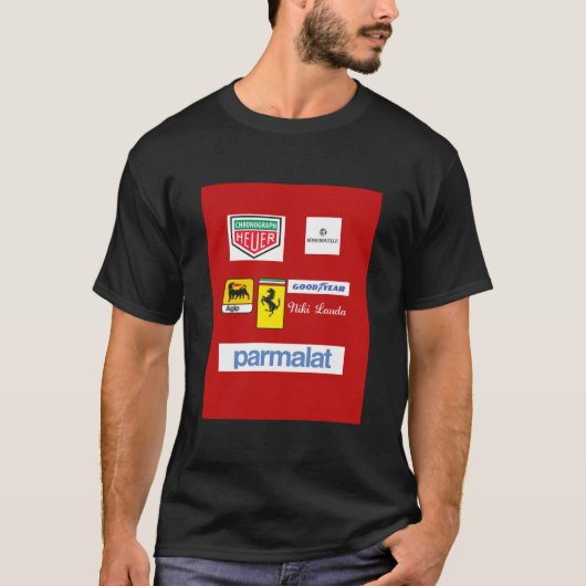 Niki Lauda Anzug Livery  T-Shirt (Vorderseite)