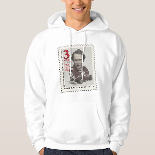 Niki Lauda Stamp Hoodie (Vorderseite)