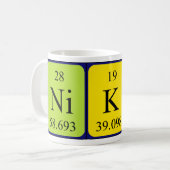 Niki Periodenname Tasse (Vorderseite Links)