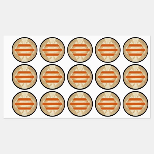 Nikias Logo Etiketten (Blatt)