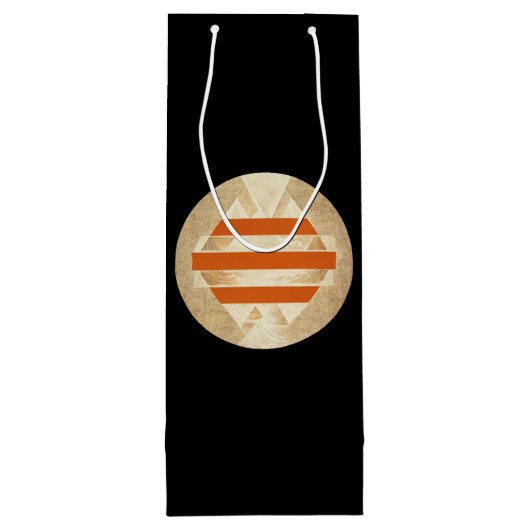 Nikias Logo Geschenktüte Für Weinflaschen (Rückseite)