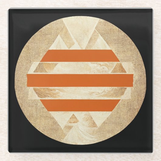 Nikias Logo Glasuntersetzer (Vorderseite)