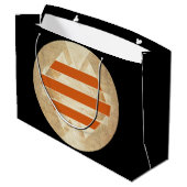 Nikias Logo Große Geschenktüte (Rückseite Schrägansicht)