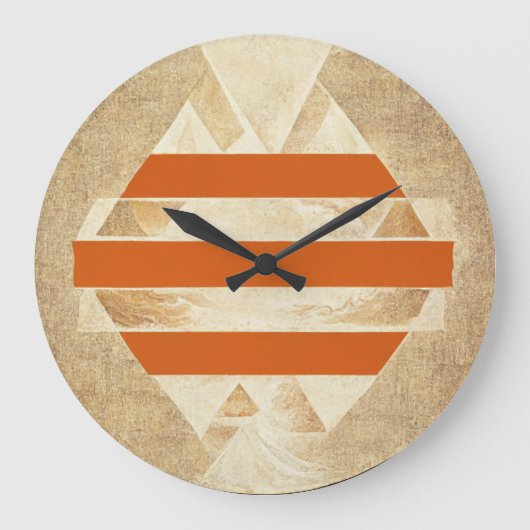 Nikias Logo Große Wanduhr (Vorderseite)