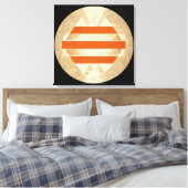 Nikias Logo Leinwanddruck (Insitu (Schlafzimmer))