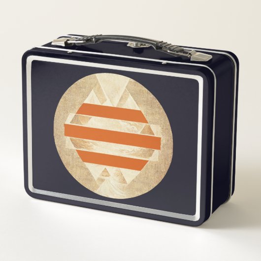 Nikias Logo Metall Brotdose (Rückseite)