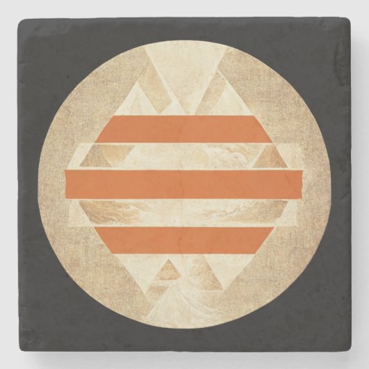 Nikias Logo Steinuntersetzer (Vorderseite)