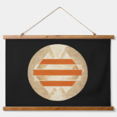 Nikias Logo Wandteppich Mit Holzrahmen (Vorderseite)