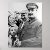 Nikita Chruschtschow und Joseph Stalin Poster (Vorne)