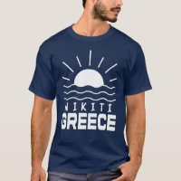Nikiti Greece Sunshine, Sea Men's Navy Blue