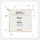 Nikkah bevorzugt Aufkleber (Vorderseite)