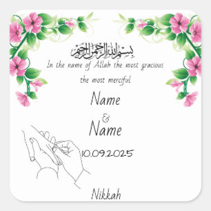 Nikkah bevorzugt Aufkleber