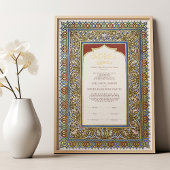 Nikkah Certificate Islamische Ehe Foliendrucke