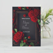 Nikkah-Einladung Einladung (Stehend Vorderseite)