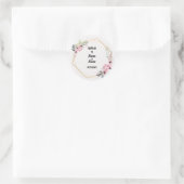Nikkah-Geschenkaufkleber Runder Aufkleber (Tasche)
