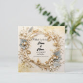 Nikkah-Hochzeit Einladung (Stehend Vorderseite)