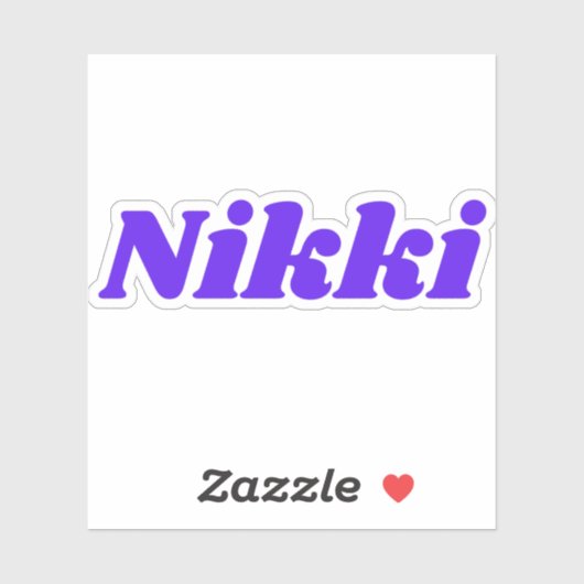 Nikki Aufkleber (Blatt)