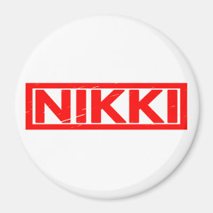 Nikki-Briefmarke Magnet
