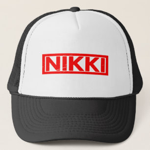 Nikki-Briefmarke Truckerkappe