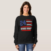 Nikki Haley 2024 American Flag USA Flag 1 Sweatshirt (Vorne ganz)