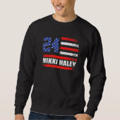 Nikki Haley 2024 American Flag USA Flag  1 Sweatshirt (Vorderseite)